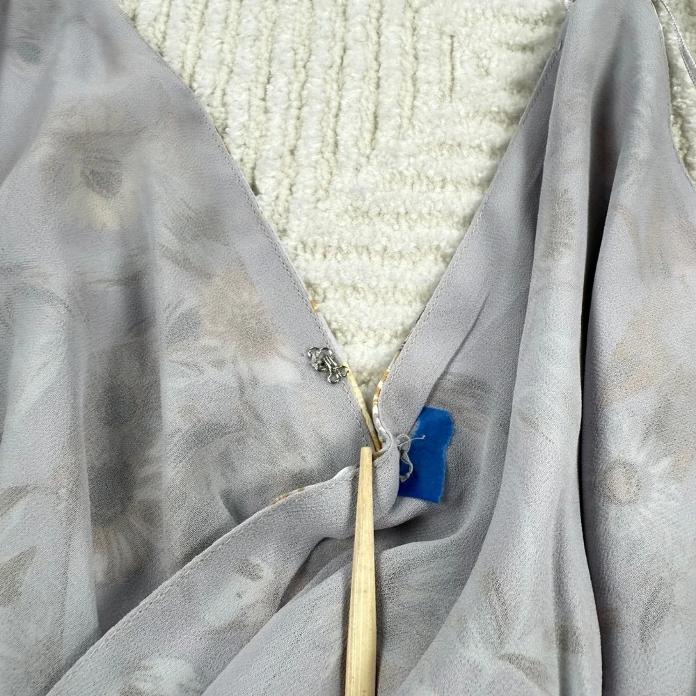 ASTR THE LABEL Floral Print Midi Dress Women's Medium Fairy Festival Boho Brunch - Picture 10 of 15